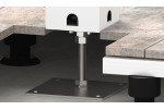Plaque de base réglable en hauteur pour Pergola