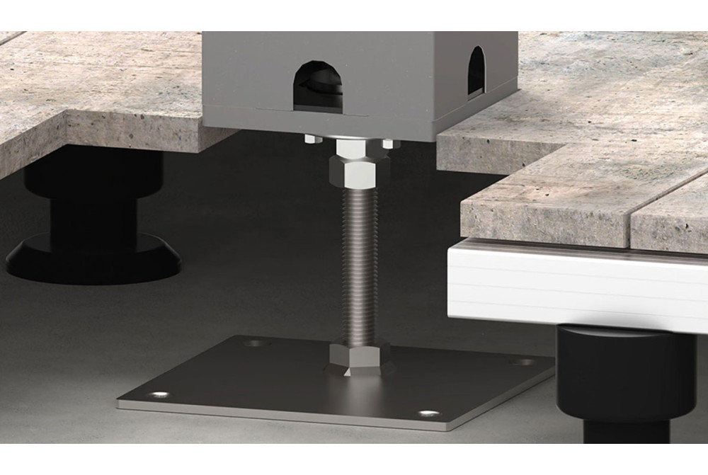 Plaque de base réglable en hauteur pour Pergola