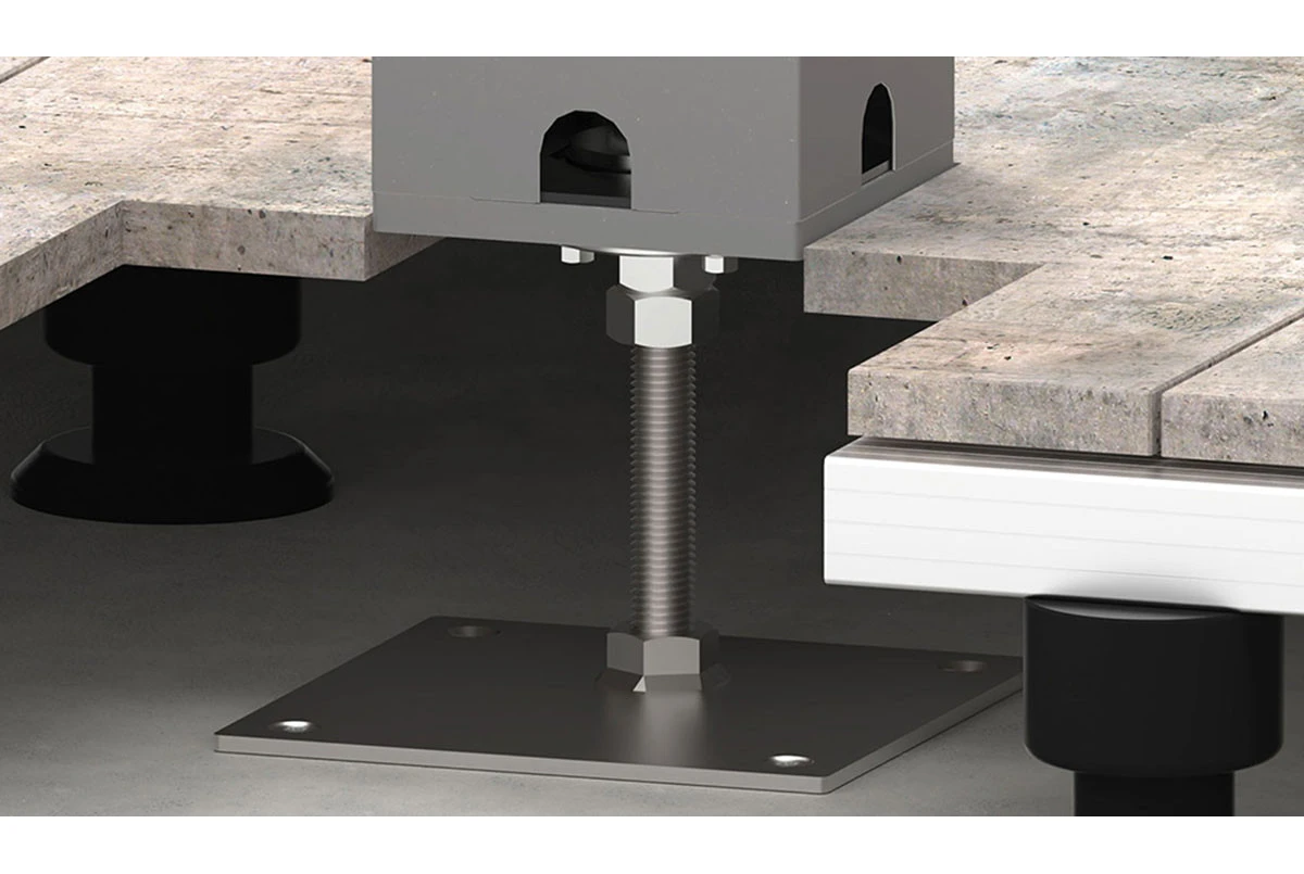 Plaque de base réglable en hauteur pour Pergola