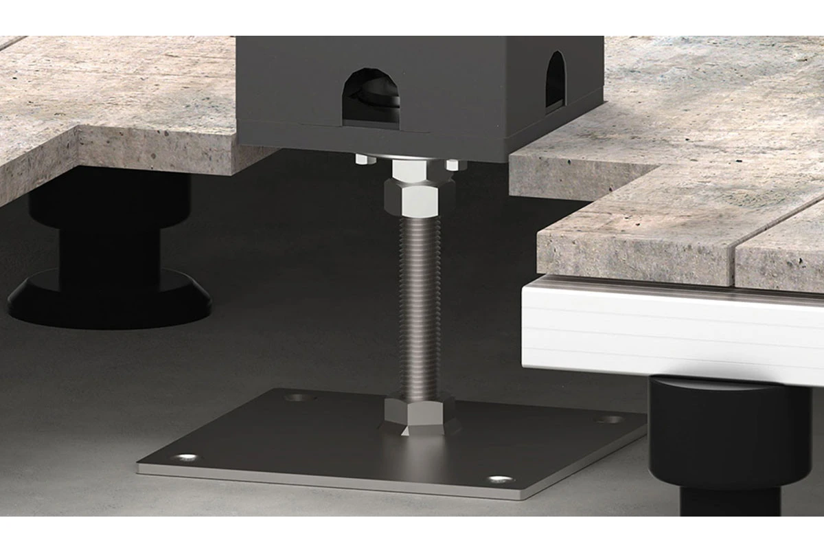 Plaque de base réglable en hauteur pour Pergola
