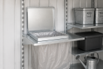 Support Biohort pour sac poubelle pour abri de jardin Neo et montage mural