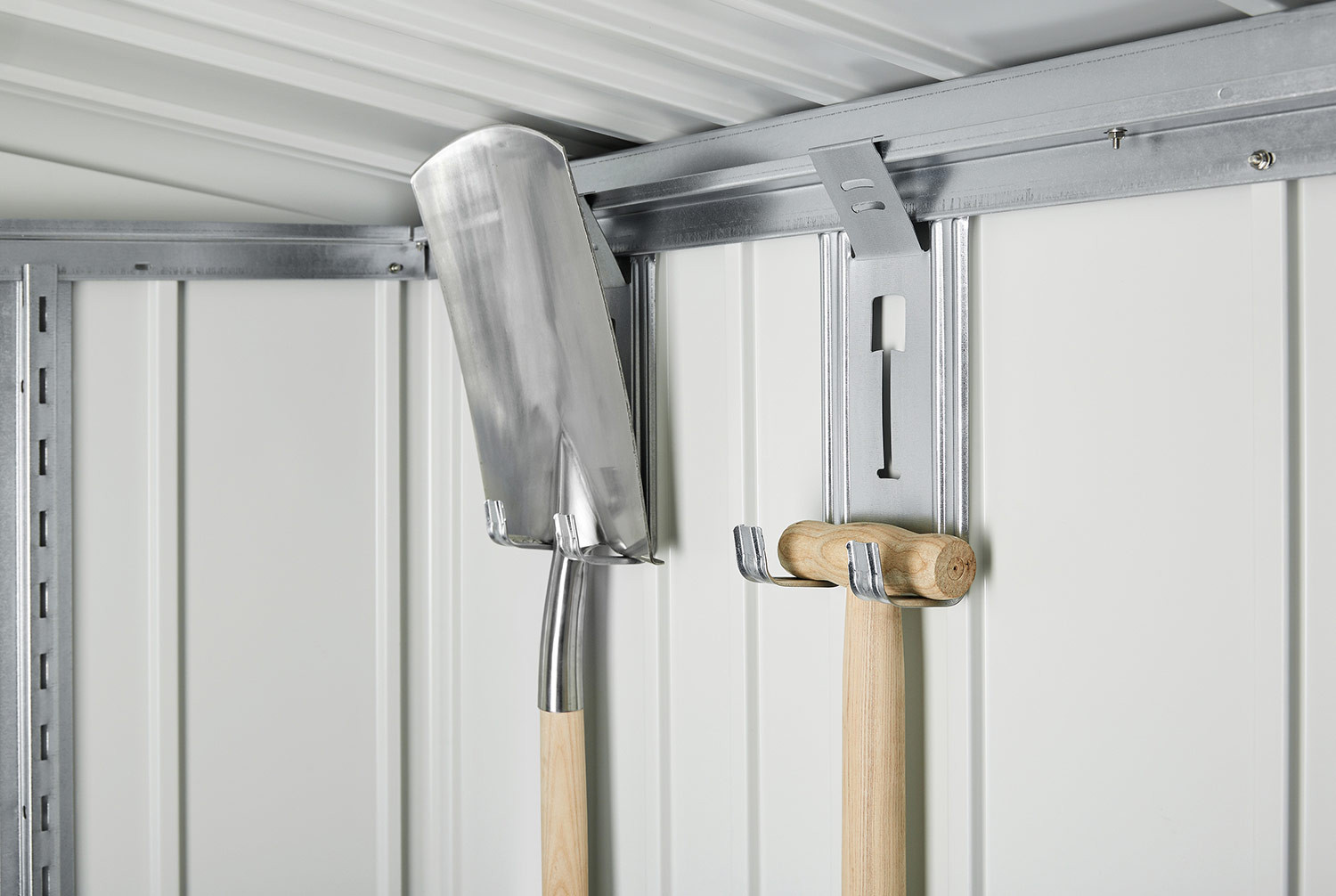 Support d'outils Biohort pour Abri de jardin et Armoire à outils, lot de 4 pièces