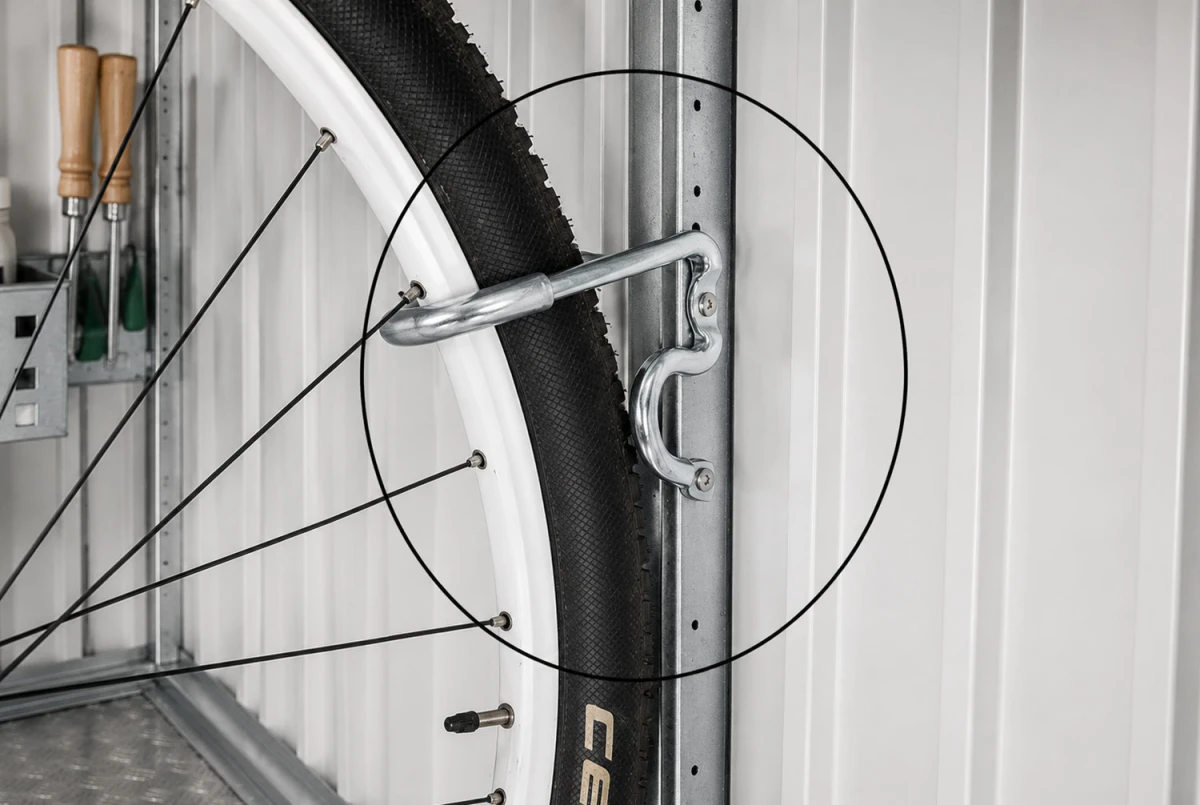 Support de vélo "bikeMax" Biohort pour HighLine, Panorama et AvantGarde, Kit de 2 pièces