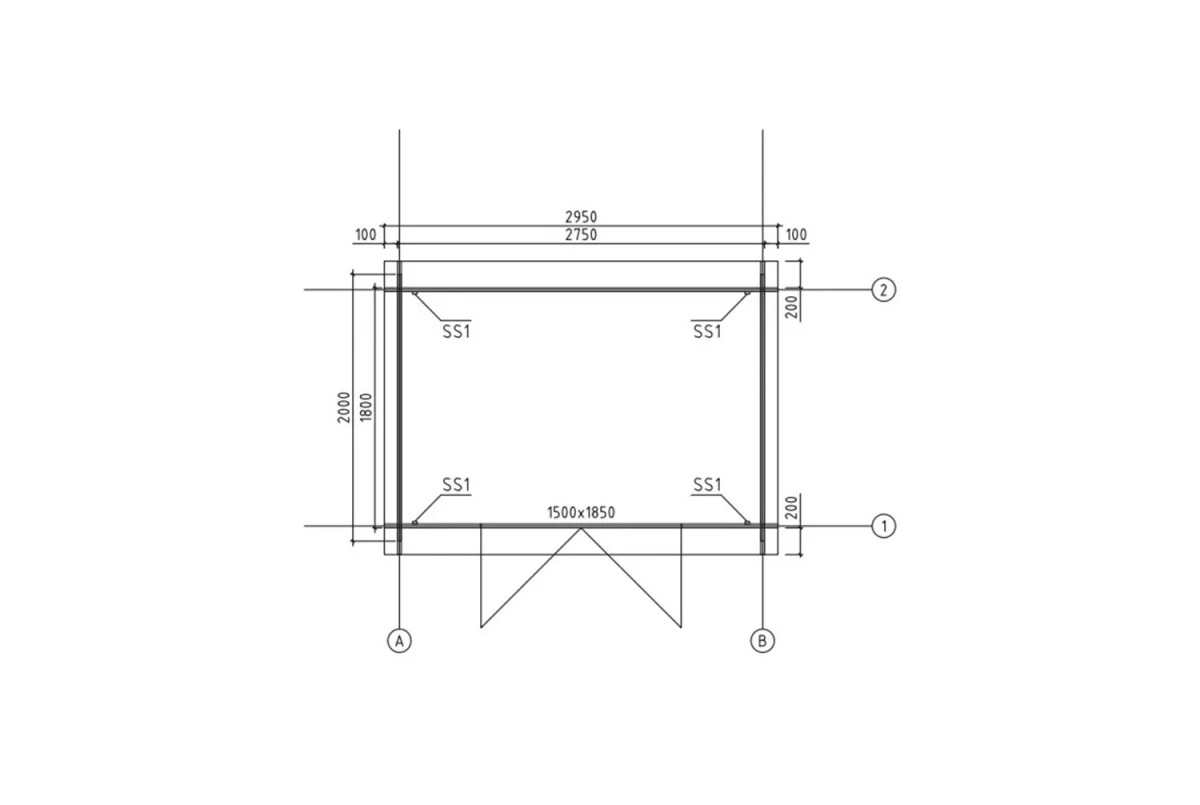 Abri de jardin ORIGINE 1D - 28mm - 4,69m²
