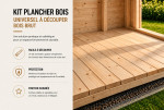 Kit de plancher universel à découper 300x300 BRUT