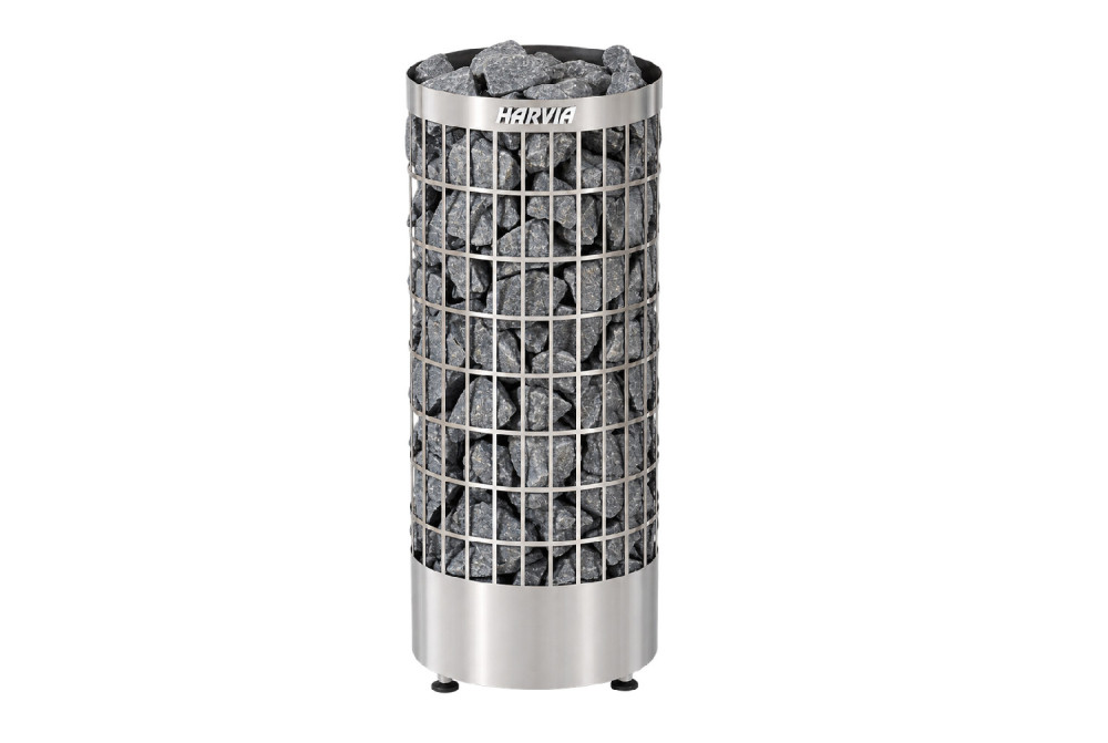 Poêle électrique Harvia Cilindro PC90E Inox 9 kW pour sauna de 8 à 14 m³