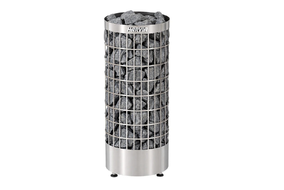 Poêle électrique Harvia Cilindro PC90E Inox 9 kW pour sauna de 8 à 14 m³