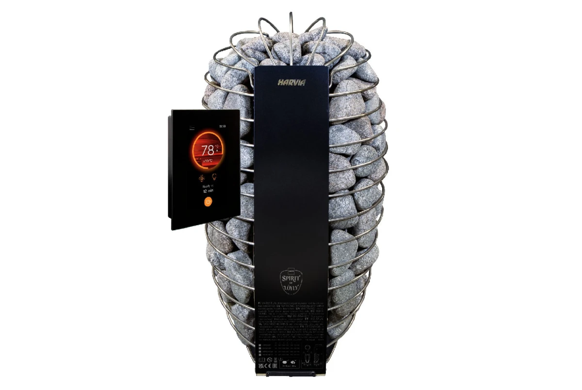 Poêle électrique Harvia Spirit SP60FC WiFi Core 6 kW pour sauna