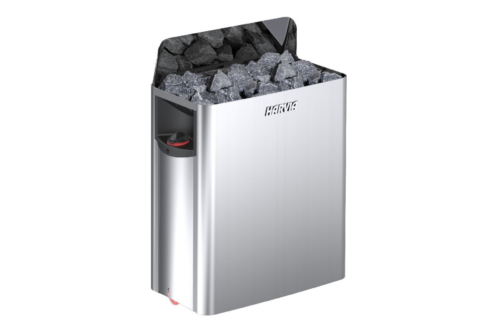 Poêle électrique Harvia The Wall SW60 Inox 6 kW pour sauna de 5 à 8 m³