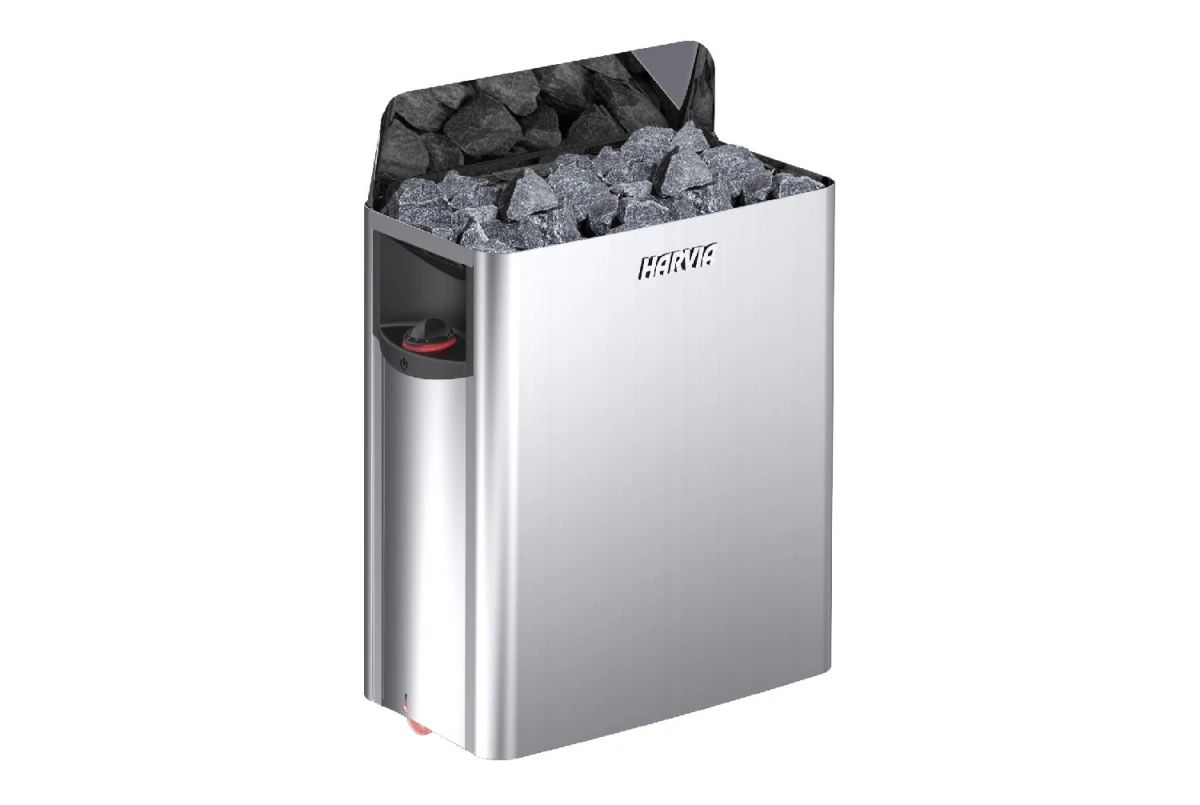 Poêle électrique Harvia The Wall SW60 Inox 6 kW pour sauna de 5 à 8 m³
