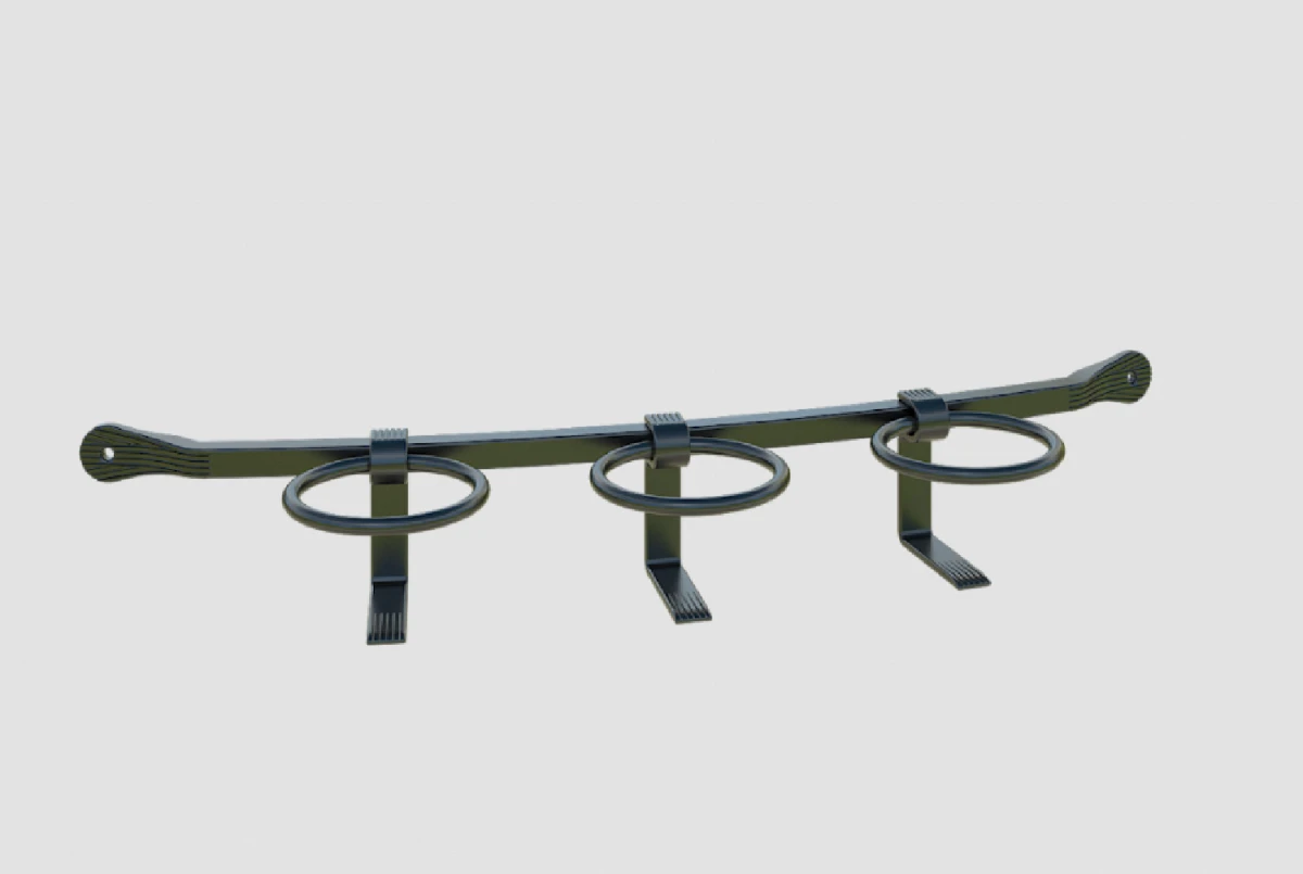 Porte-bouteilles métal 3 emplacements pour Hot Tub : support pratique pour vos boissons