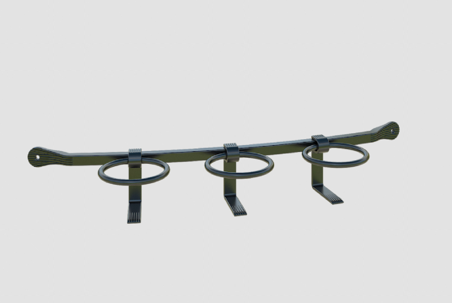 Porte-bouteilles (métal), 3 emplacements pour HOT TUB