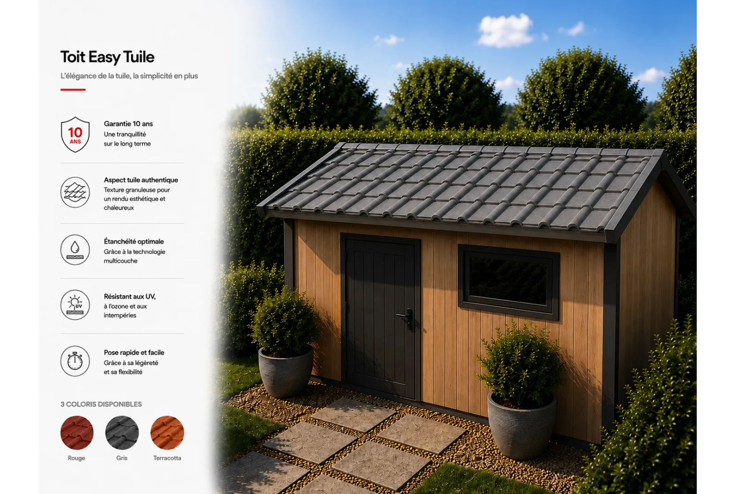 EASY TUILE pour Garage AUTAN