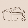 Garage bois traité autoclave