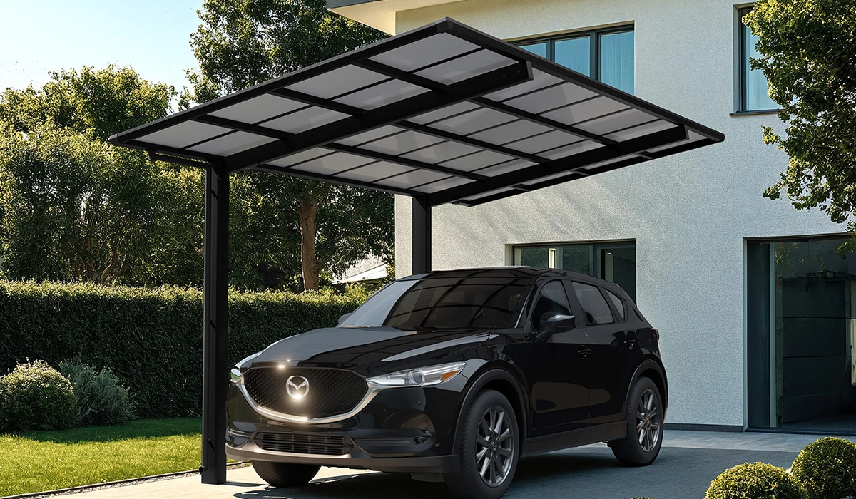 Carport aluminium 1 voiture XIMAX | Nature & Structures