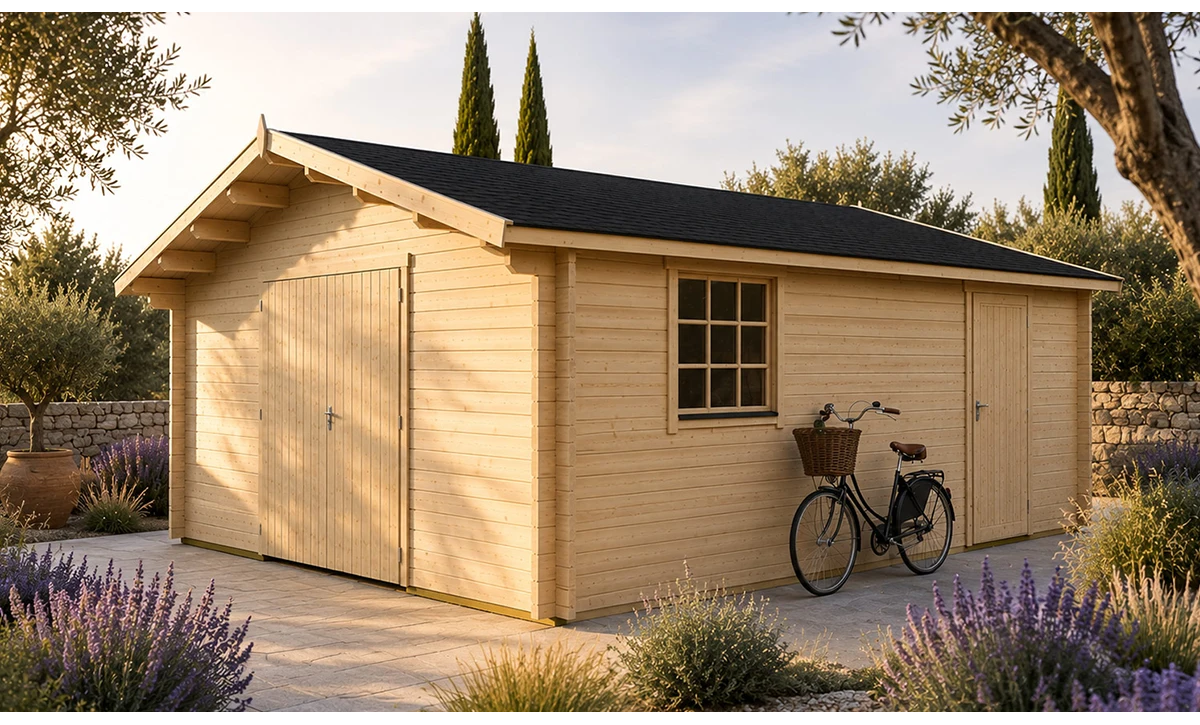 Garage bois en kit : 1, 2 ou 3 voitures | Nature & Structures