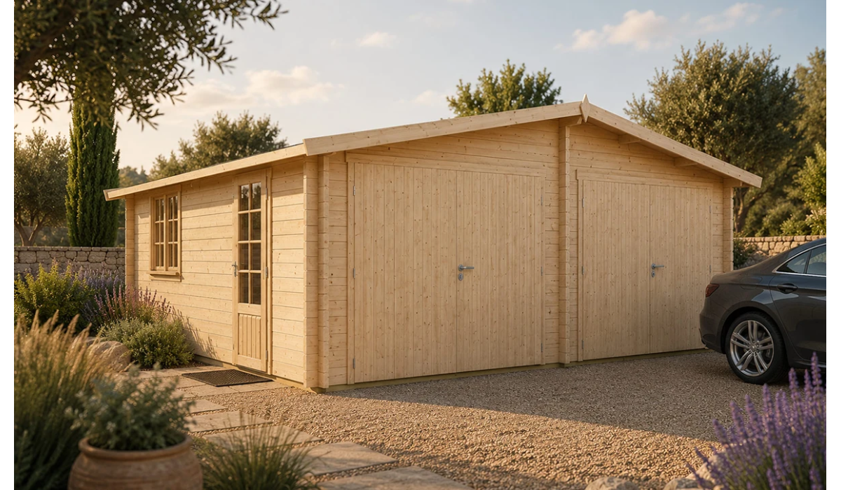 Garage bois 2 voitures en kit | Nature & Structures