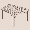 Pergola bois