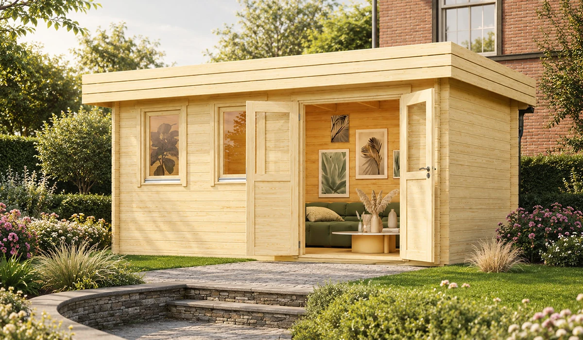 Abri de jardin toit plat en bois | Nature & Structures