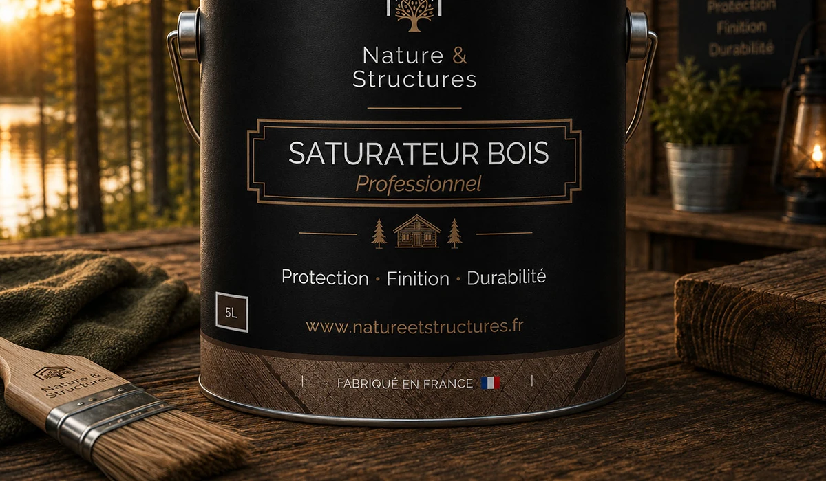 Saturateur bois extérieur : protection & finition | Nature & Structures