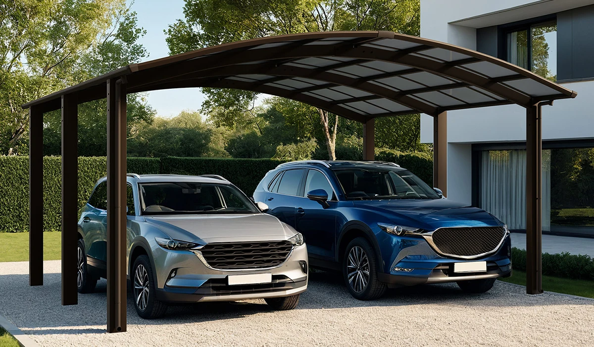 Carport aluminium XIMAX : abri voiture métal | Nature & Structures