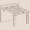 Pergola adossable