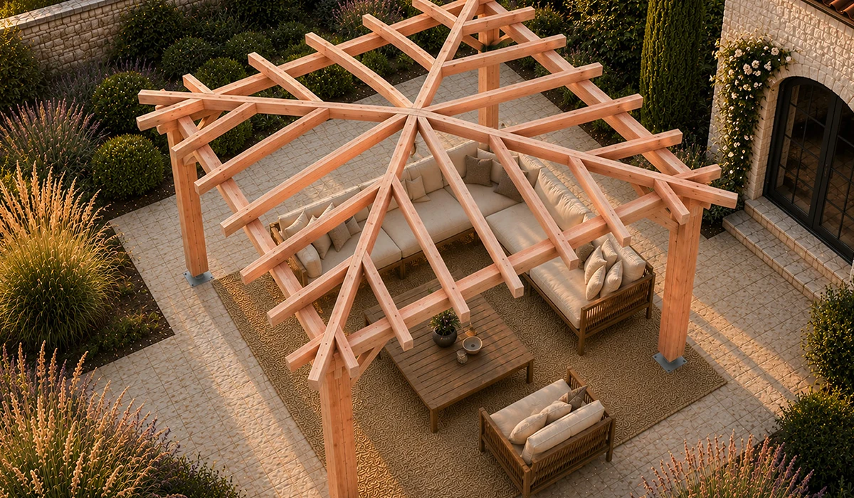 Kiosque de jardin en bois & pavillon de jardin | Nature & Structures