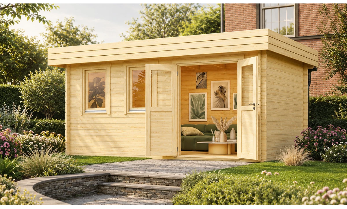 Chalet bois toit plat contemporain | Nature & Structures