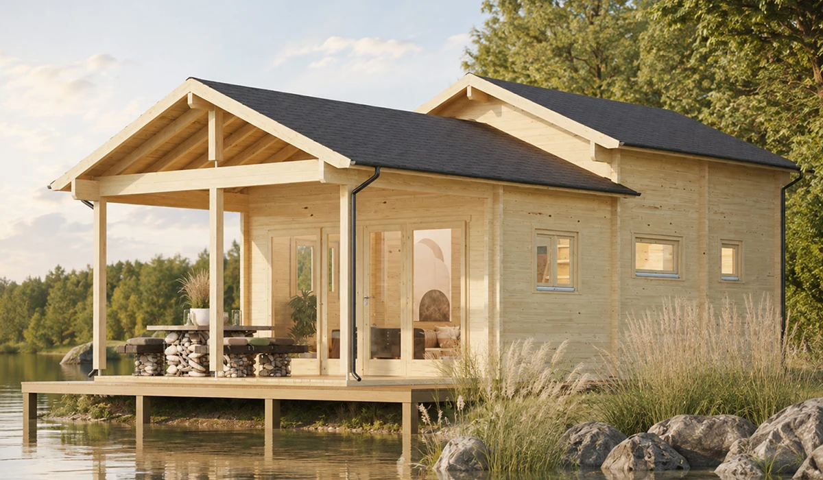 Chalet bois avec mezzanine | Nature & Structures