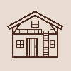 Chalet avec mezzanine